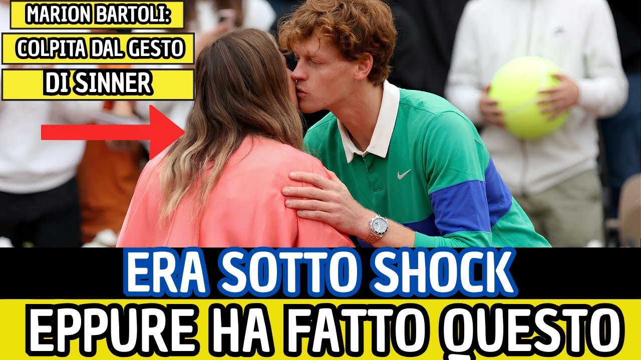 Roland Garros, Sinner sconfitto ma il suo gesto parla …parla più del risultato