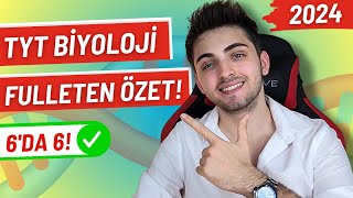 2024 TYT BİYOLOJİ FULLETEN SON TEKRAR! | Bunları Bilmeden Sınava Girme! | #yks #tyt