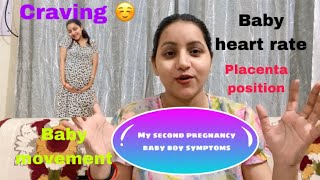 My second pregnancy baby boy symptoms ?