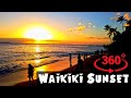 360° Last Sunset Walk of 2019 - Waikiki, Hawaii