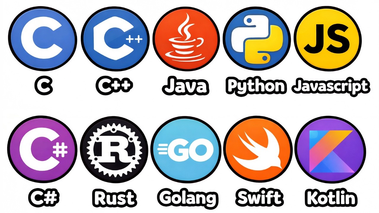 10 Programming Languages Explained In 5 Minutes - YouTube