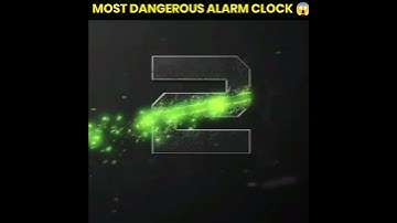 3 सबसे खतरनाक Alarm Clock |😱| #shorts