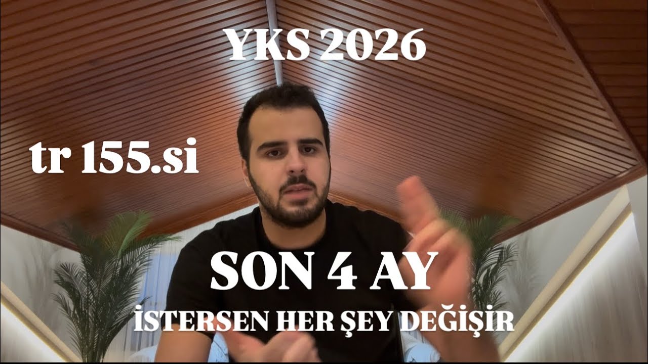 SADECE 4 AY! | İSTERSEN HER ŞEY DEĞİŞİR. #yks2026  YKS 2026