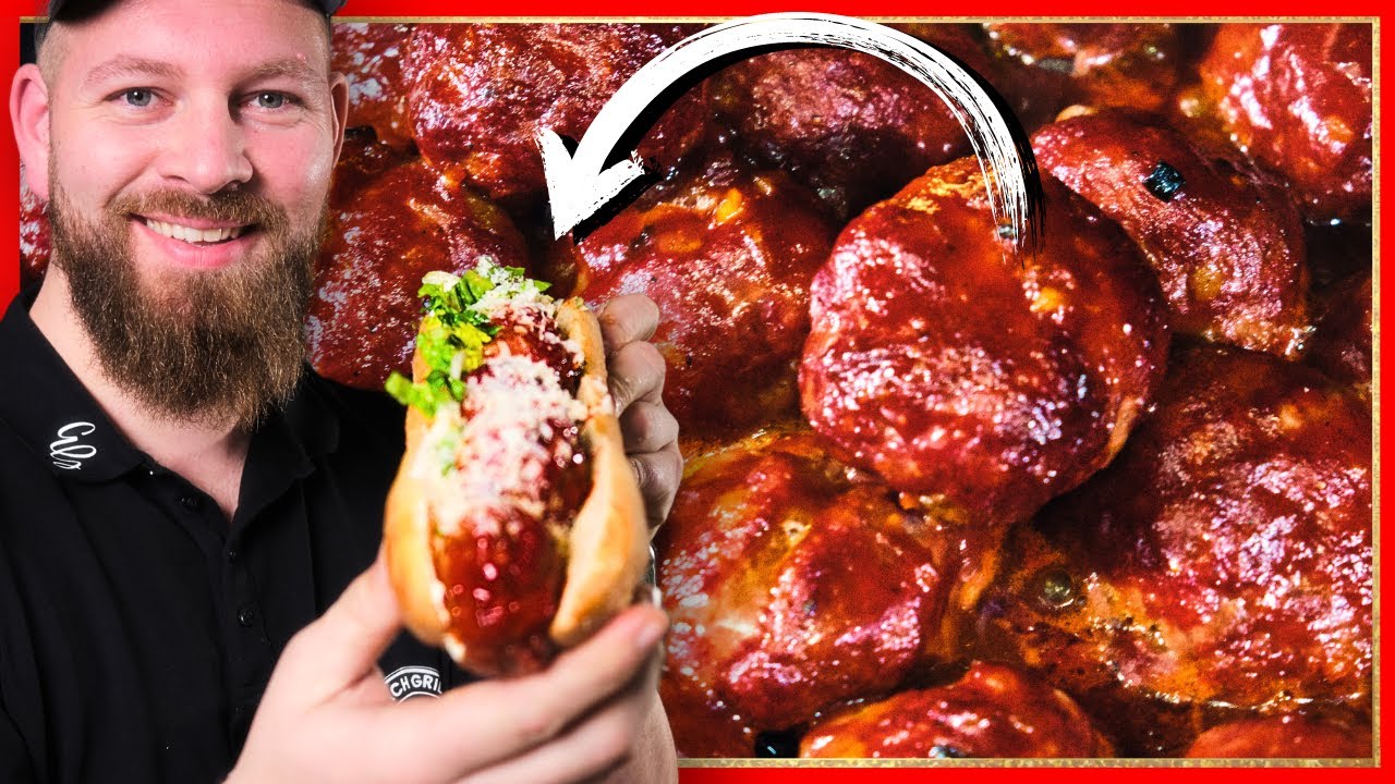Meatball Sandwich: rauchig, klebrig, süß | Soulfood vom Grill