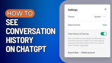 How To See Conversation History On ChatGPT (2023)