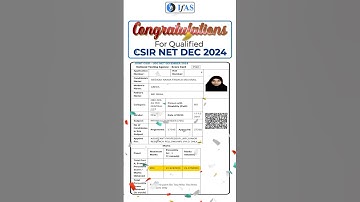 𝐇𝐮𝐠𝐞 𝐂𝐨𝐧𝐠𝐫𝐚𝐭𝐮𝐥𝐚𝐭𝐢𝐨𝐧𝐬 𝐅𝐨𝐫 𝐐𝐮𝐚𝐥𝐢𝐟𝐢𝐞𝐝 𝐂𝐒𝐈𝐑 𝐍𝐄𝐓 𝐃𝐞𝐜 𝟐𝟎𝟐𝟒