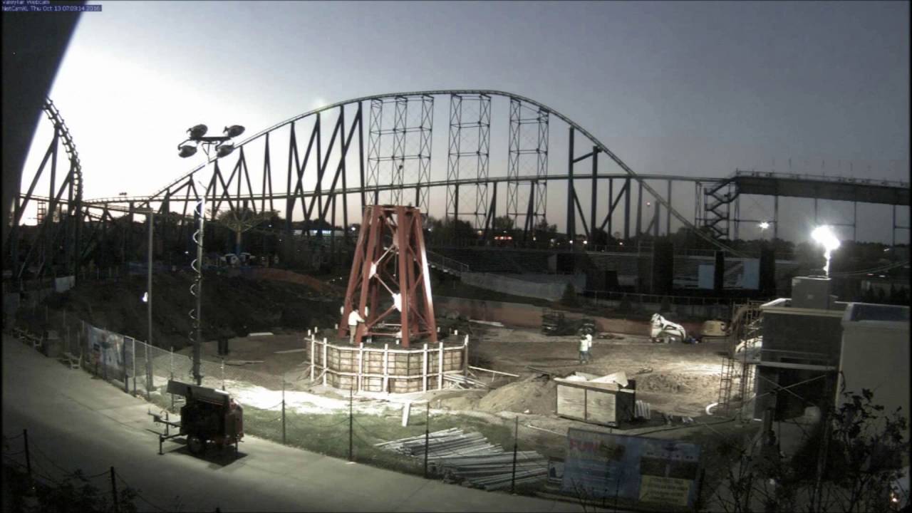 Valleyfair 2017 North Star Construction Time Lapse 6 (10/10/1610/16