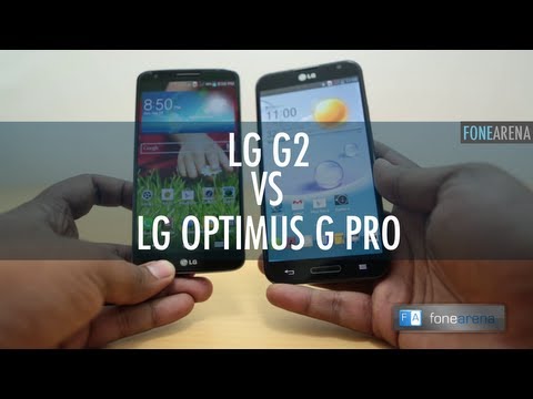LG G2 vs Optimus G Pro Hands-on