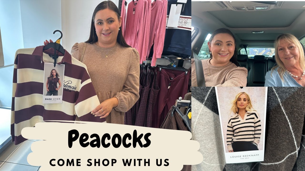 Приходите за покупками вместе со мной и мамой в Peacocks | Модные находки для женщин🛍️