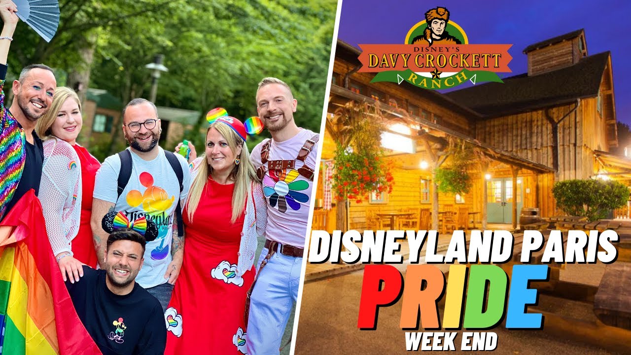 DISNEYLAND PARIS PRIDE LE WEEK END : Ma premiere fois au Davy Crocket Ranch !