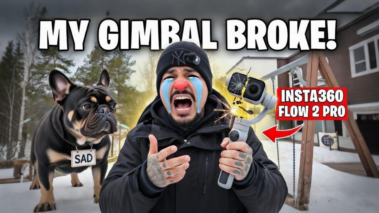 My Insta360 Flow 2 Pro Broke… & Dogsitting a French Bulldog 🐶