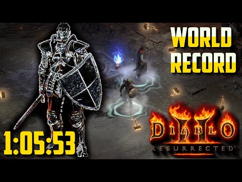 World Record Diablo 2 Normal Hardcore Paladin Speedrun 