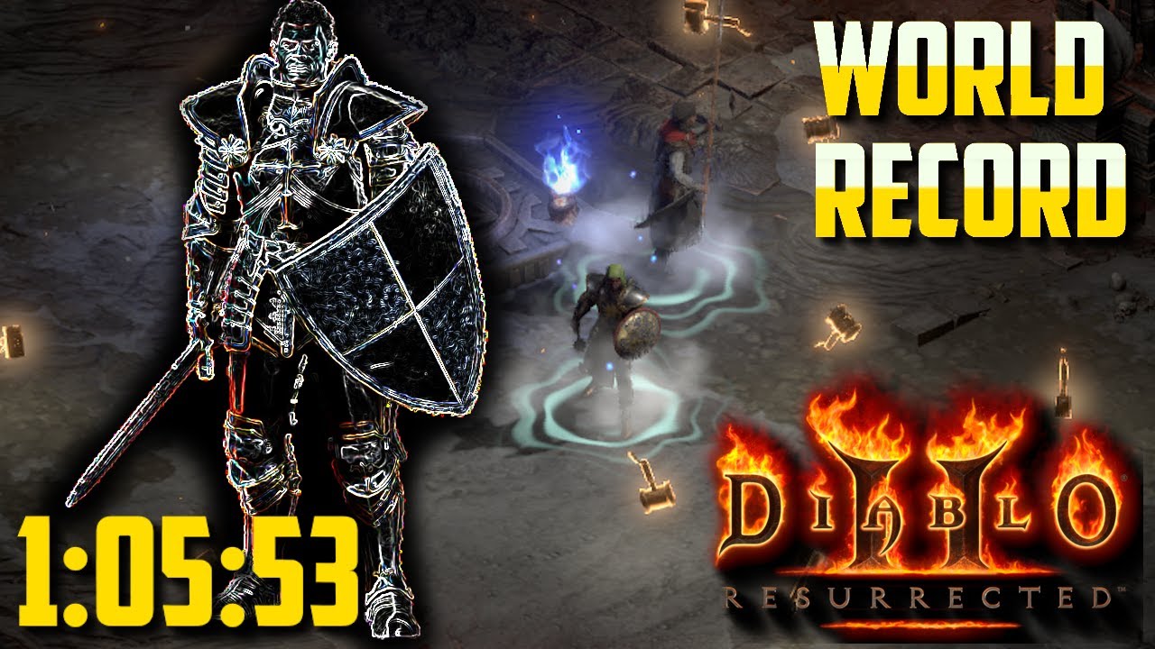 [World Record] Diablo 2 - Normal Hardcore Paladin Speedrun