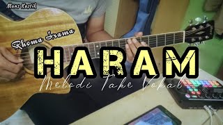 HARAM - RHOMA IRAMA | Gitar Cover ( Melodi Take Vokal )