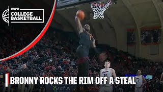 Bronny James Scores And-1, Breakaway Dunk In 1St Half For Oregon State Espn College Basketball