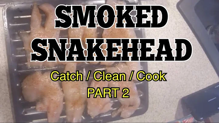 Smoked Snakehead catch /clean / cook  Part 2 #pitbossnation #fishing #snakehead