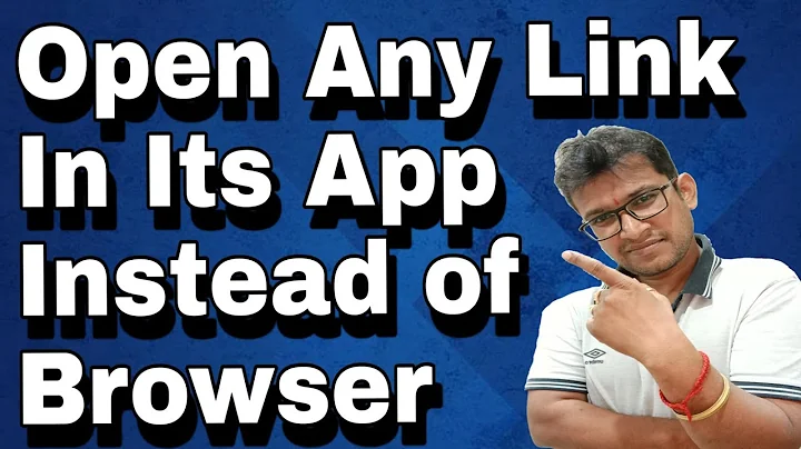 [HINDI] How to open any link in its app instead of browser | Enable this setting in your phone.