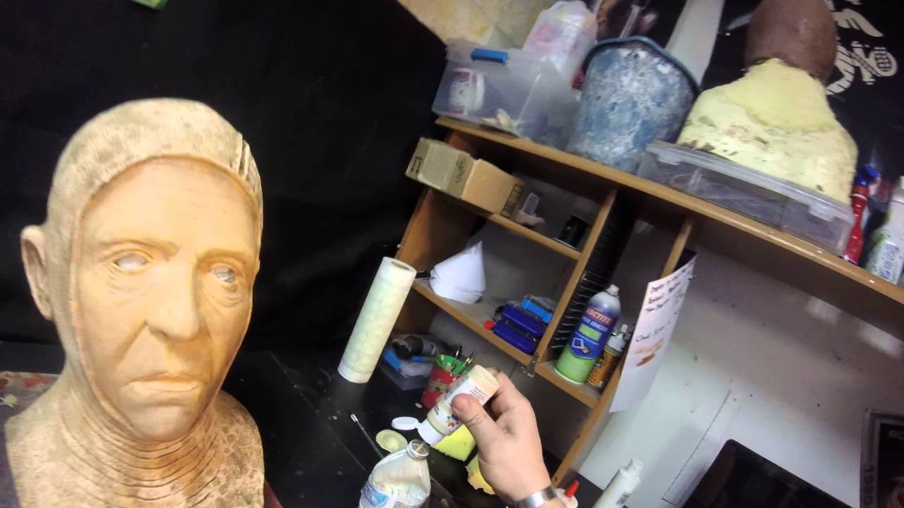 Latex Mask Painting Tutorial Part 4 YouTube