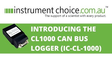 Introducing the CL1000 Can Bus Logger