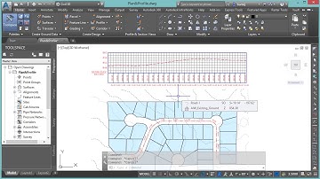 How to locate points in a Civil 3D profile based on plan view information using 