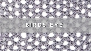 How to Knit the Bird's Eye Stitch | Knitting Stitch Pattern | English Style