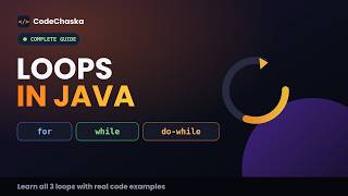 Loops in Java Explained – For, While & Do-While Loop (Complete Guide)