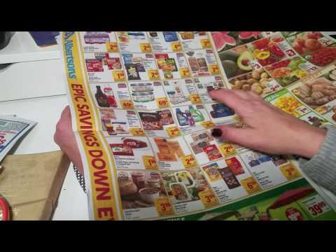 ASMR- *Request*- Page turning – weekly ads- coupons- no speaking