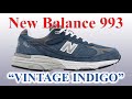 Обзор кроссовок New Balance 993 Vintage Indigo. Очень интересная, но мало распространенная модель NB