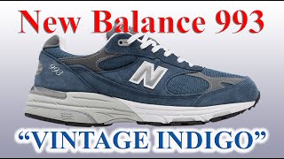 Обзор кроссовок New Balance 993 Vintage Indigo. Очень интересная, но мало распространенная модель NB