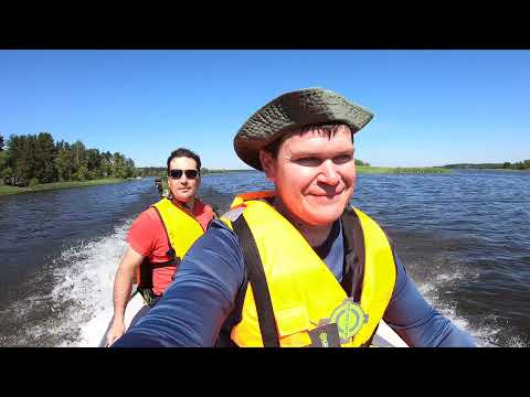 Волга Конаково Московское море ГРЭС. Острова Иваньковского водохранилища.