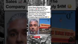 Home Depot Manager Scammed $4M in Bonuses?! 😳🛠️💸#short#viral#trending#fyp #HomeDepot#Fraud#TrueCrime