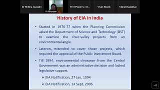 Development of EIA with special reference to India by Dr. Verma RC Environmental Science  24/07/2023