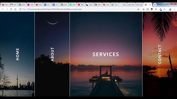 CSS Flextbox Fullscreen Vertical Menu