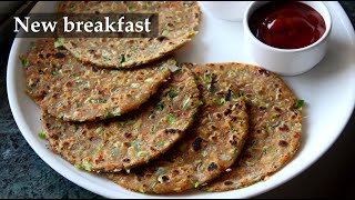 (ಹೊಸ ರೆಸಿಪಿ...) New breakfast recipe Kannada | Light dinner recipes | Healthy quick veg paratha screenshot 4