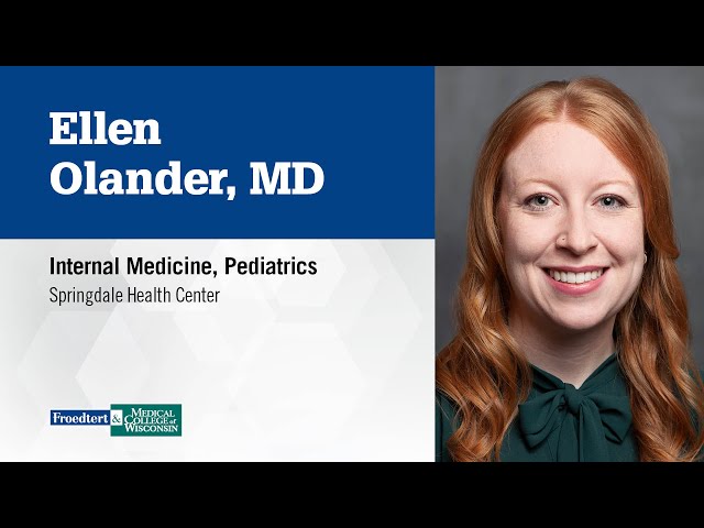 Watch Dr. Ellen Olander, internal medicine physician on YouTube.
