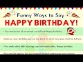 Funny Birthday Wishes Quiz