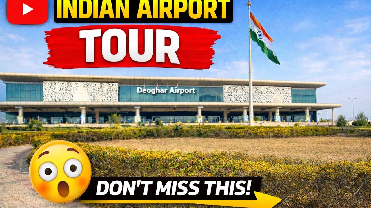 Deoghar Airport Full Tour 2026 ✈️ | Jharkhand’s Most Beautiful Airport #rawataman #vlog 