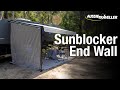 Aussie traveller sunblocker caravan end wall