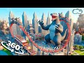 Godzilla vs Kong - Roller Coaster Video 360 4K