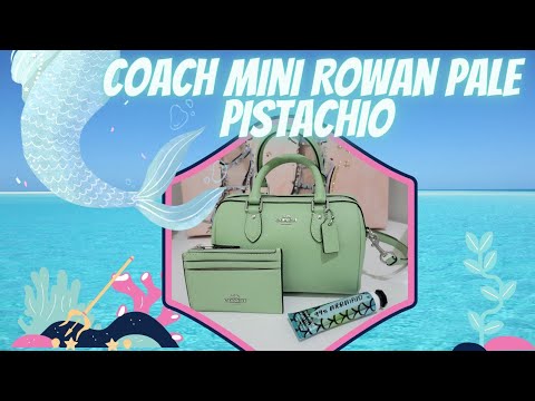 coach mini rowan blue