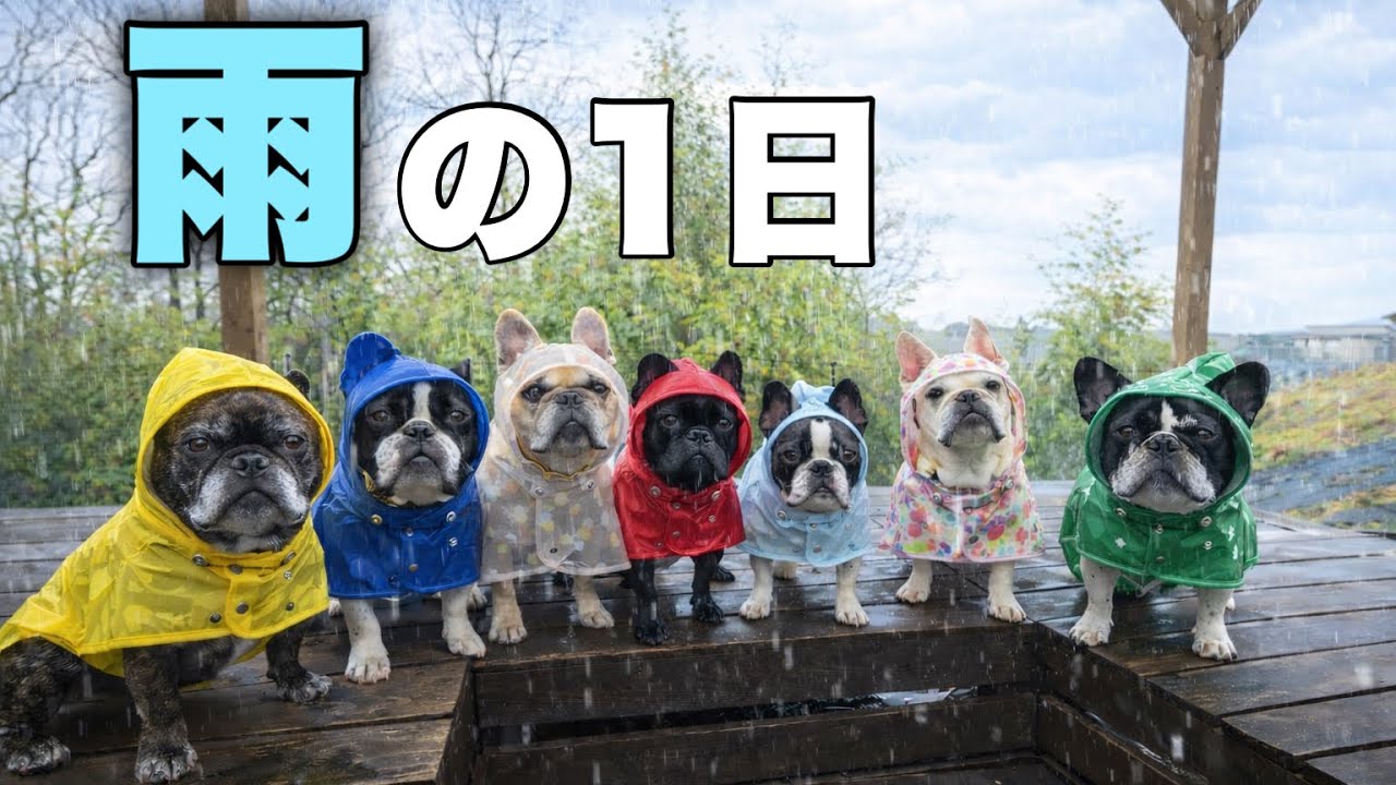 多頭飼いの雨の1日は色んな意味でハードだぞｗ