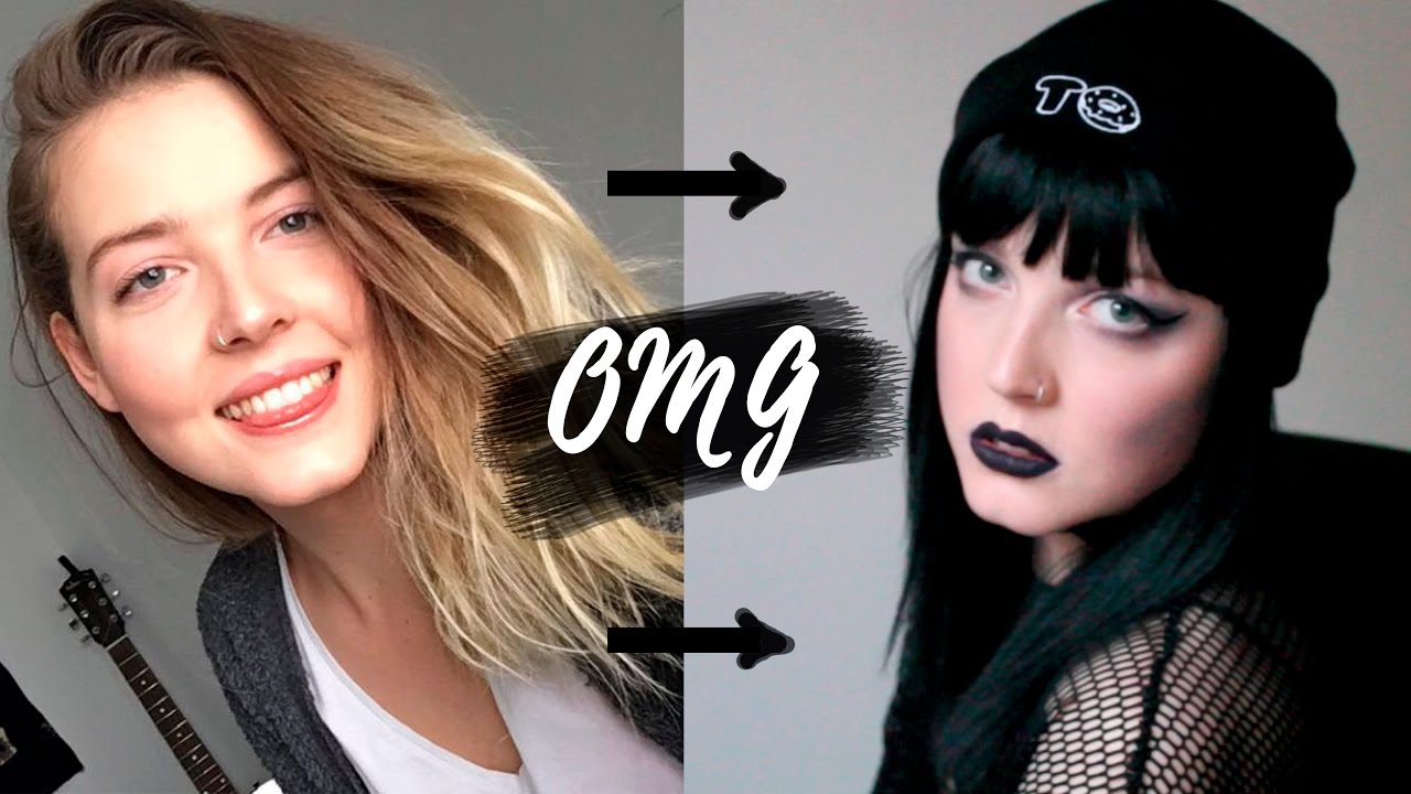 GOTH MAKEUP FOR BEGINNERS! Simple & Quick. 