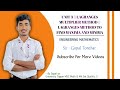 UNIT 3 || LAGRANGES MULTIPLIER METHOD || LAGRANGES METHOD TO FIND MAXIMA AND MINIMA  || M1 