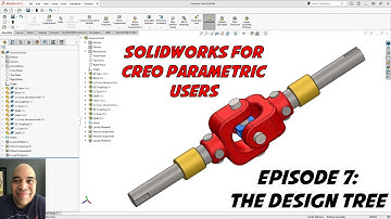 SolidWorks for Creo Parametric Users - Episode 7 - The Feature Manager Design Tree