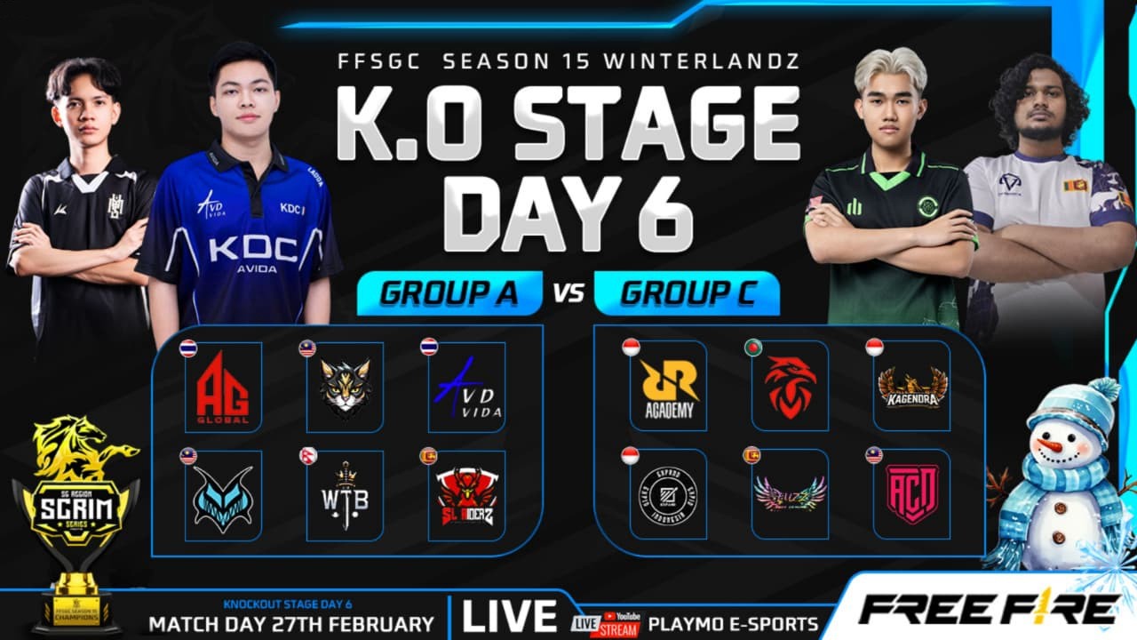 [EN] Knockout Stage Week 2 Day 6 | Group A vs C | FFSGC Season 15