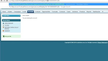 Nexstara Salesforce Visualforce Workbook Walkthrough - Tutorial 4 - Using Standard Controllers