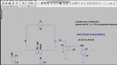 Transmission gate Design using LTPSICE