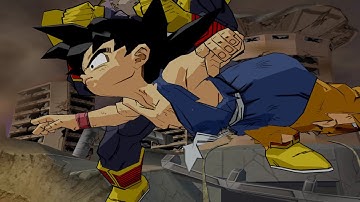 Goku (GT) VS Super Baby 2 (CPU VS CPU) - Dragon Ball Z Infinite World