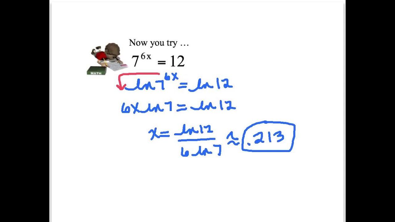 Solving Exponential and Logarithmic Equations - YouTube
