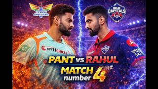 LSG vs DC LIVE 🔴 IPL 2026 Match 4 | OBS Scoreboard Overlay + Live Score & Commentary